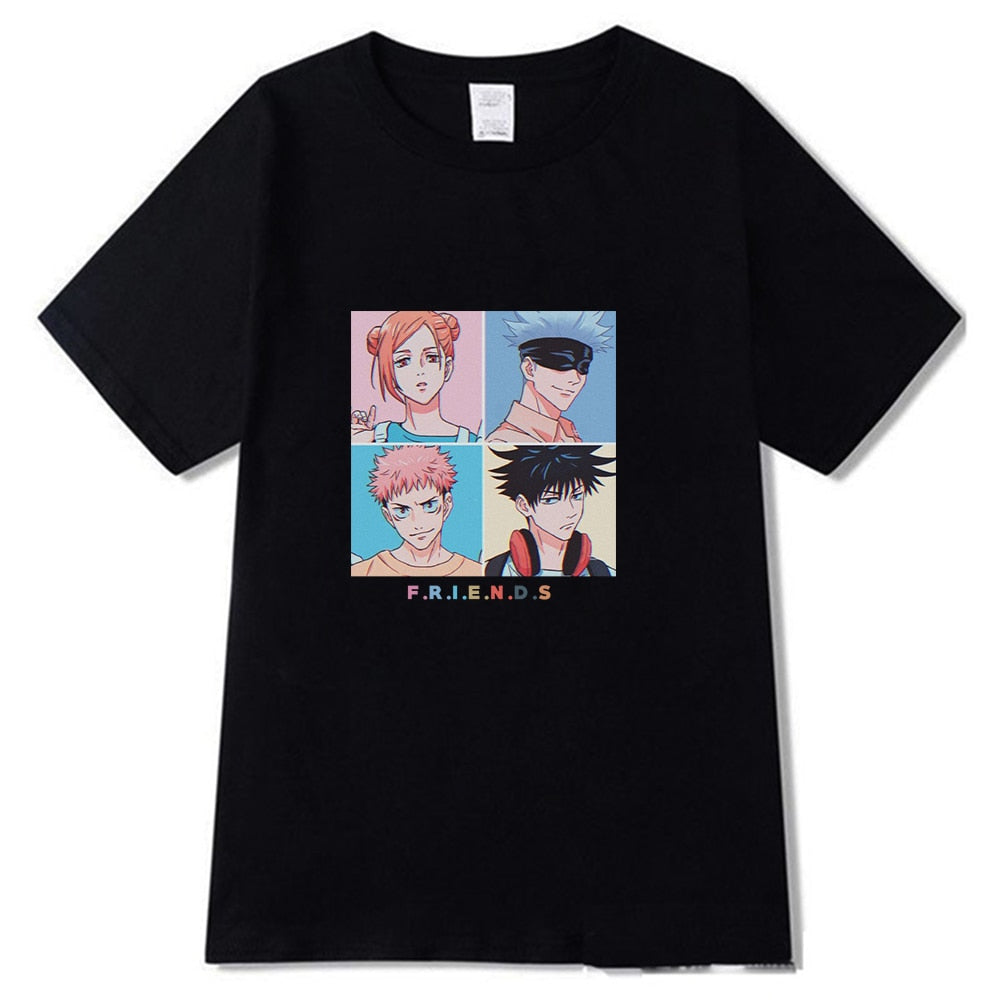 Jujutsu Kaisen T Shirt Men Japanese Anime T-shirt Tops Unisex Male