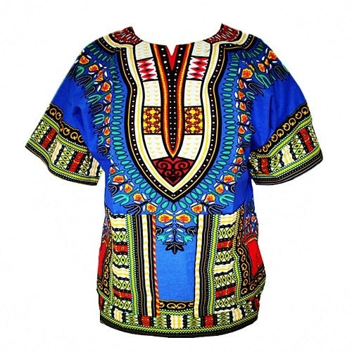 Dashiki New African Clothing Traditional Print Tops Fashion Design African Bazin Riche Clothes Dashiki T-shirt For Men Women