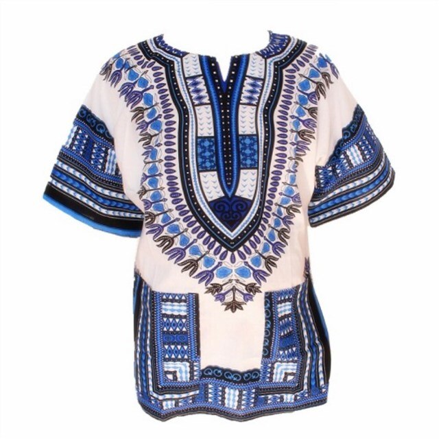 Dashiki New African Clothing Traditional Print Tops Fashion Design African Bazin Riche Clothes Dashiki T-shirt For Men Women