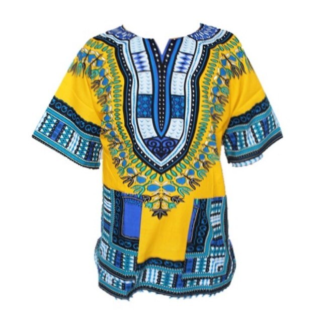 Dashiki New African Clothing Traditional Print Tops Fashion Design African Bazin Riche Clothes Dashiki T-shirt For Men Women