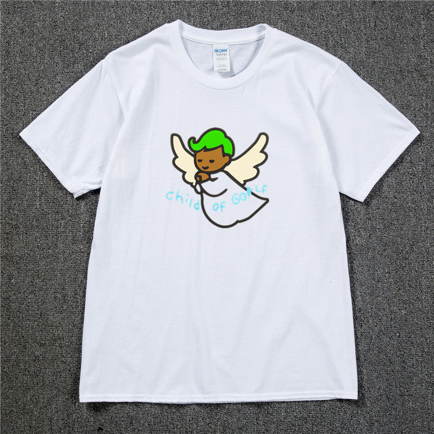 2020 New Tyler The Creator Golf Wang Flower boy Cat Rap Music Golf Wang OFWGKTA Skate Men T-shirt men/women Hip Hop Tshirt