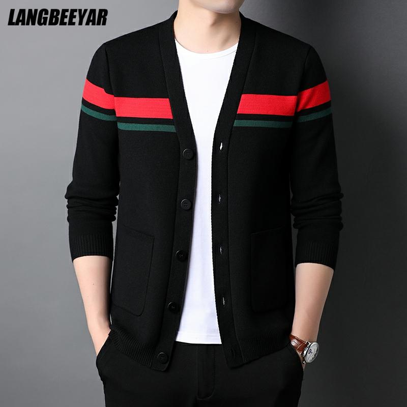 Top Grade New Designer Brand Luxury Fashion Japanese Mens Knitted Cardigan Sweater Casual Coats Jacket Mens Clothing 2022