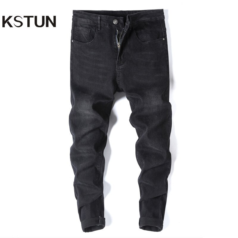 Black Jeans Men Slim Fit Skinny Denim Pants Casual Stretch Jeans Fashion Designer Male Trousers Jeans for Men Streetwear Cowboys