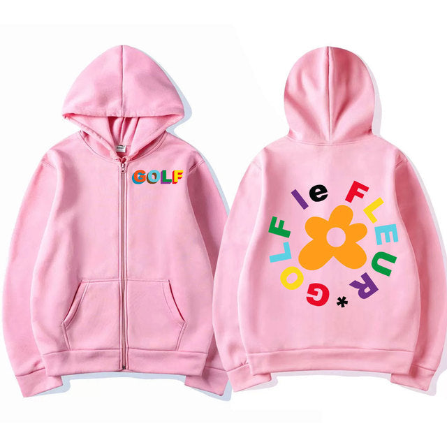 Golf Wang Tyler The Creator Zipper Hoodies Sweatshirts Harajuku Men Women Hip Hop Streetwear Japanese Hoodies Fashion Brand Male