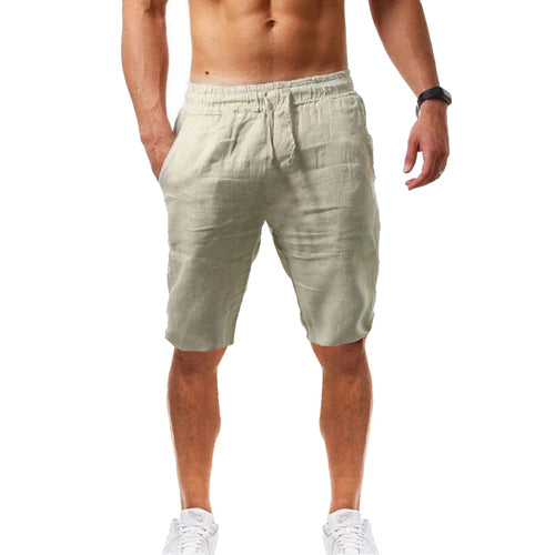 Men&#39;s Beach Linen Solid Shorts Shorts for Boys Short Homme Mens Short Man Jeans Male Casual Pants